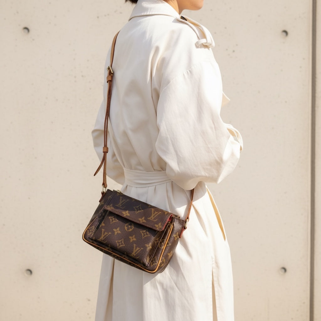 Include Entrupy Certificate of Authenticity｜Good ( Rank AB)｜Louis Vuitton Monogram Viva cite PM  Shoulder Bag｜26032304