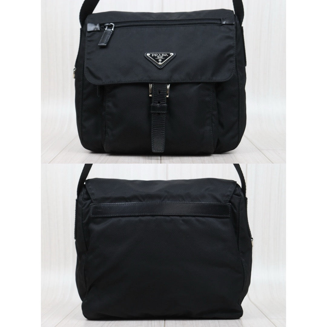 Very Good ( Rank A)｜Prada  Nylon PM ShoulderBag Black｜25042601