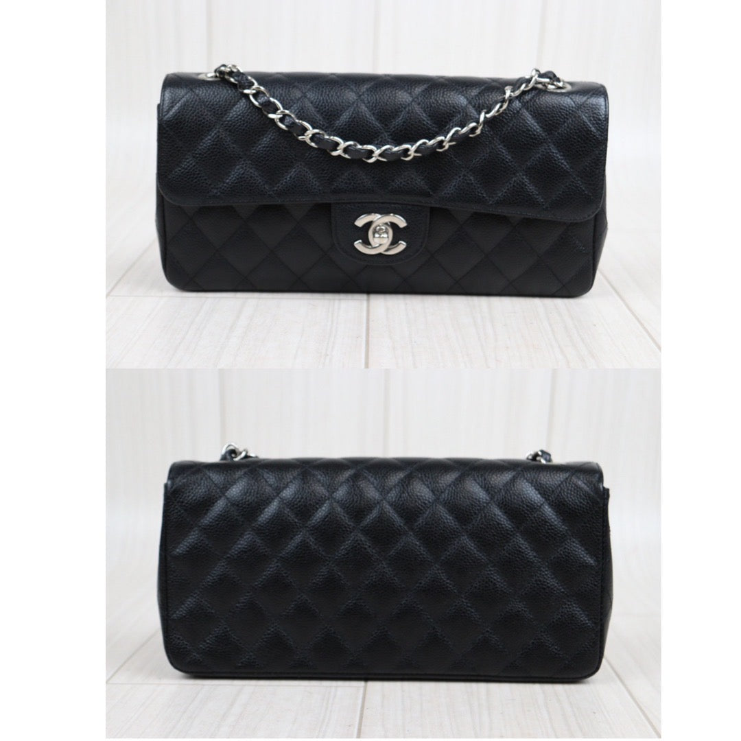 Rank A ｜ CHANEL Matrasse East West Classic Chain Shoulder Bag Black｜23112705