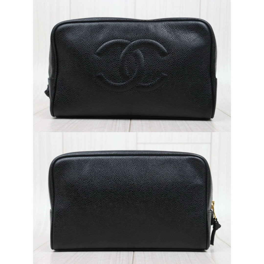 Very Good ( Rank A)｜ CHANEL Caviar Skin Vanity Handbag  Made In 1996～1997Year ｜25042101