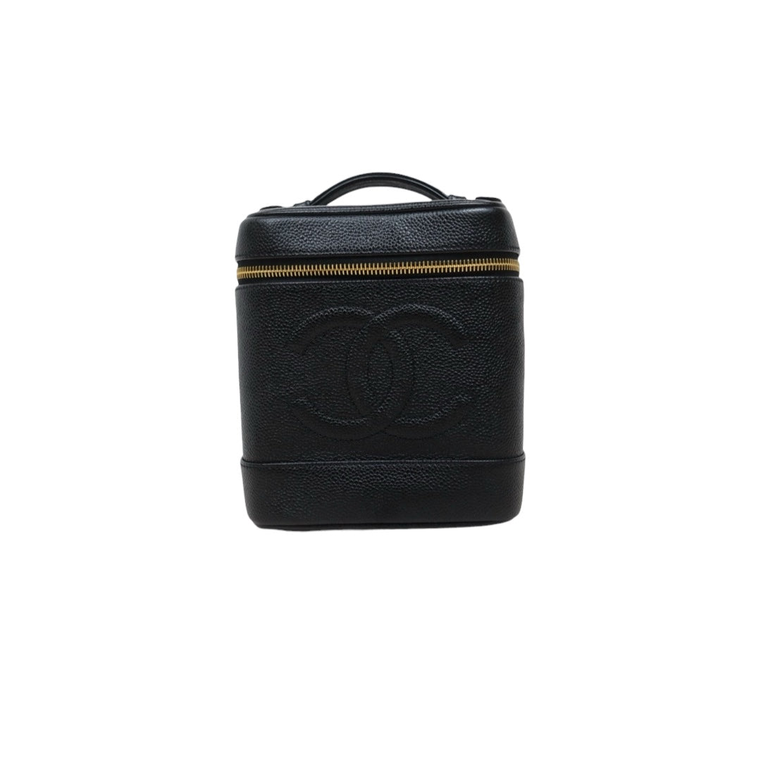 Very Good ( Rank A) ｜ CHANEL Caviar Skin Vanity Handbag  Made In 2000～2002Year ｜25103101