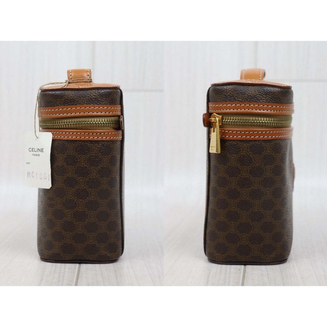 Very Good ( Rank A)｜ CELINE Macadam Vanity Handbag ｜P25071801
