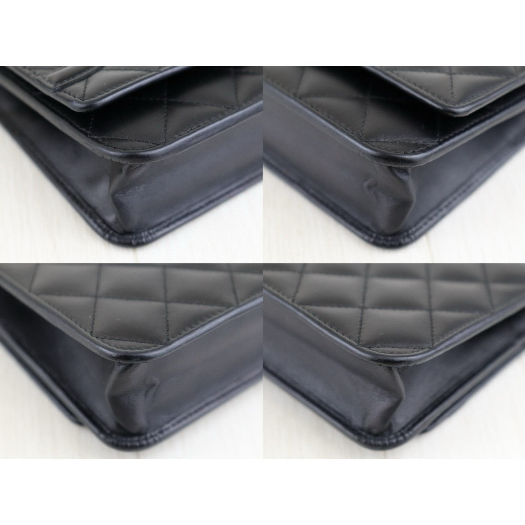 Very Good ( Rank A) ｜ CHANEL Cambon Line Chain Shoulder Bag Black  Made In 2013-2014 Year｜S24121011