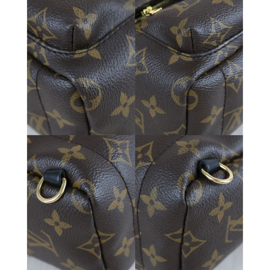 Include Entrupy Certificate of Authenticity｜Good ( Rank AB)｜  Louis Vuitton Monogram Coated Canvas Mini Palm Springs Backpack｜X26052602