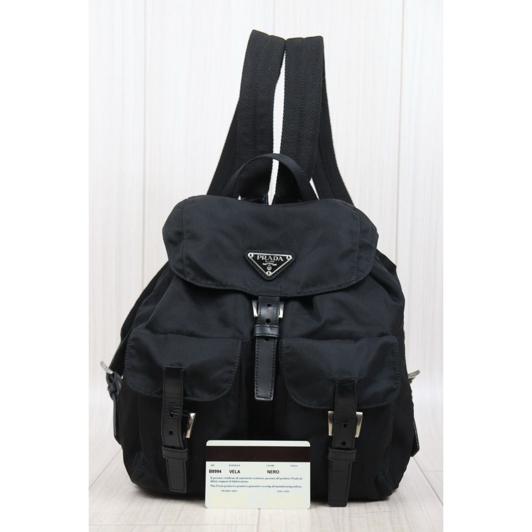 Good ( Rank AB)｜Prada Nylon Backpack Small  Black｜25071710