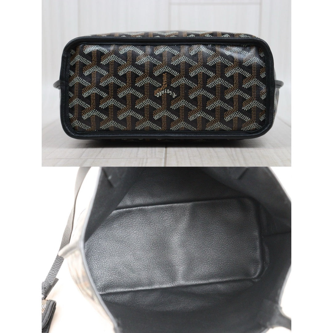 Very Good ( Rank A) ｜ Goyard Anjou Mini Tote Bag Black｜S25081012