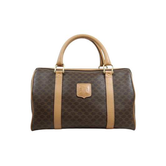 Include Entrupy Certificate of Authenticity｜Very Good ( Rank A)｜ CELINE Macadam Boston 30 Handbag Bag  ｜26092402