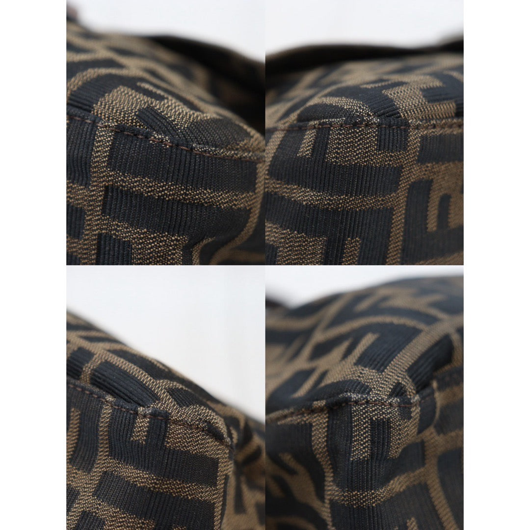 Rank A｜ FENDI Zucca Mamma Baguette Shoulder Bag ｜24041116