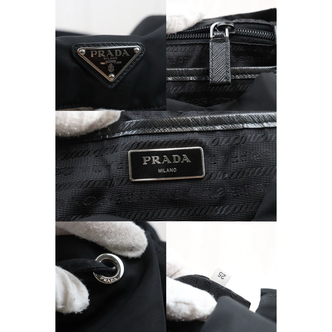 Very Good ( Rank A) ｜Prada Nylon Backpack Medium Black ｜25052108