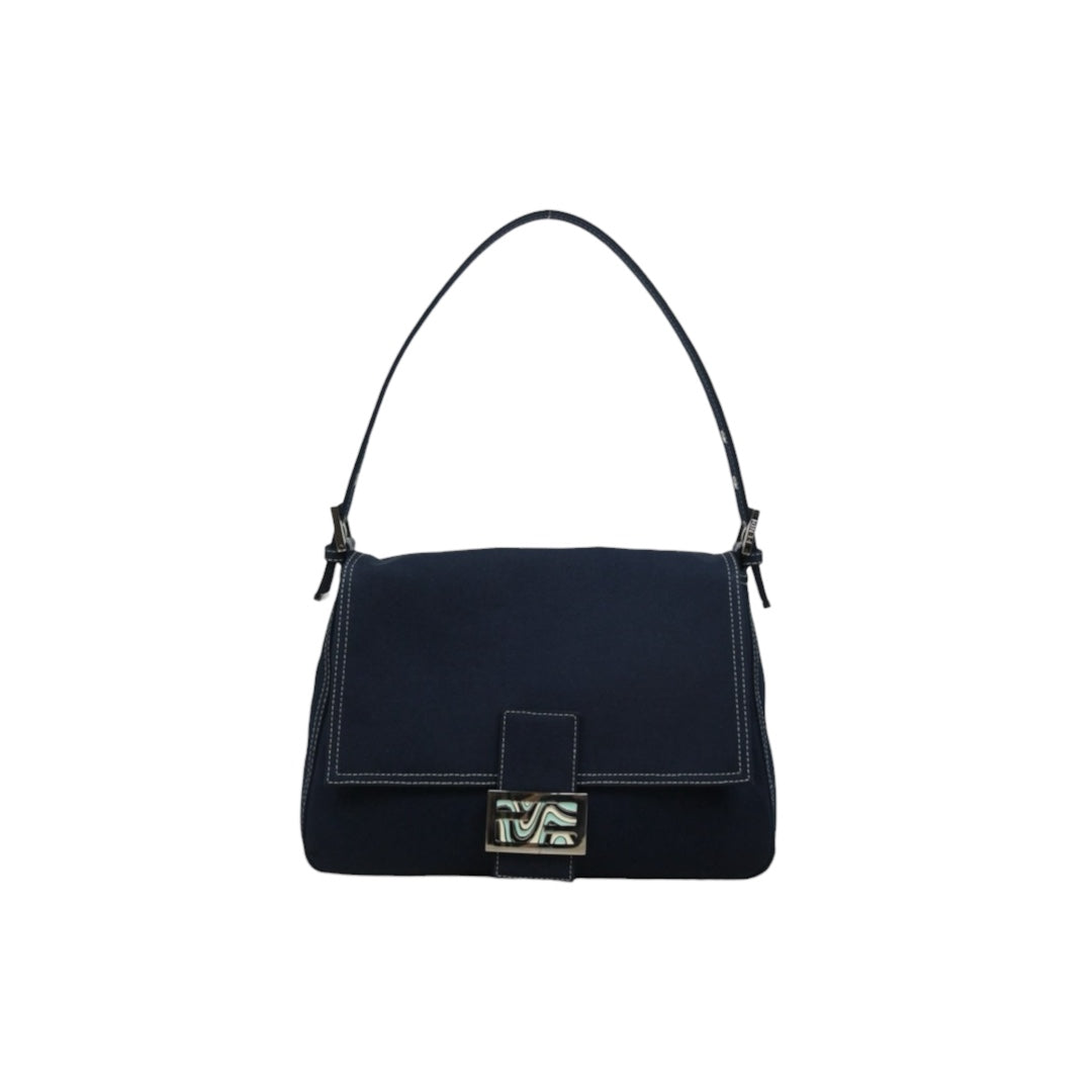 Very Good ( Rank A)｜  FENDI Denim Baguette Shoulder Bag  ｜25071716