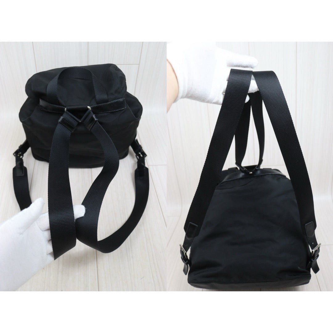 Fair ( Rank B)｜Prada Nylon Backpack Medium Black｜26030509
