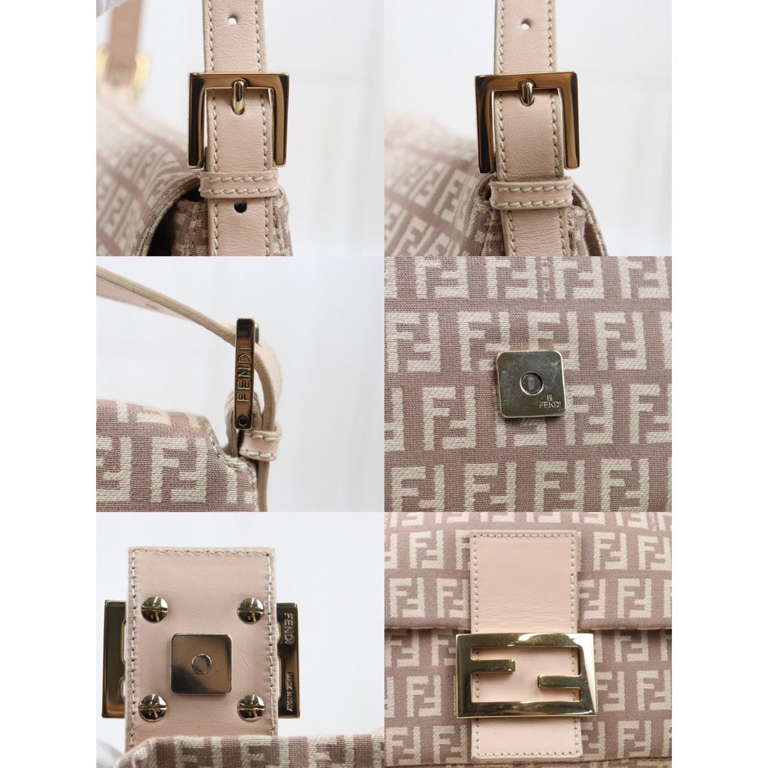 Rank A｜  FENDI Mamma Baguette Shoulder Bag Pink ｜24070919