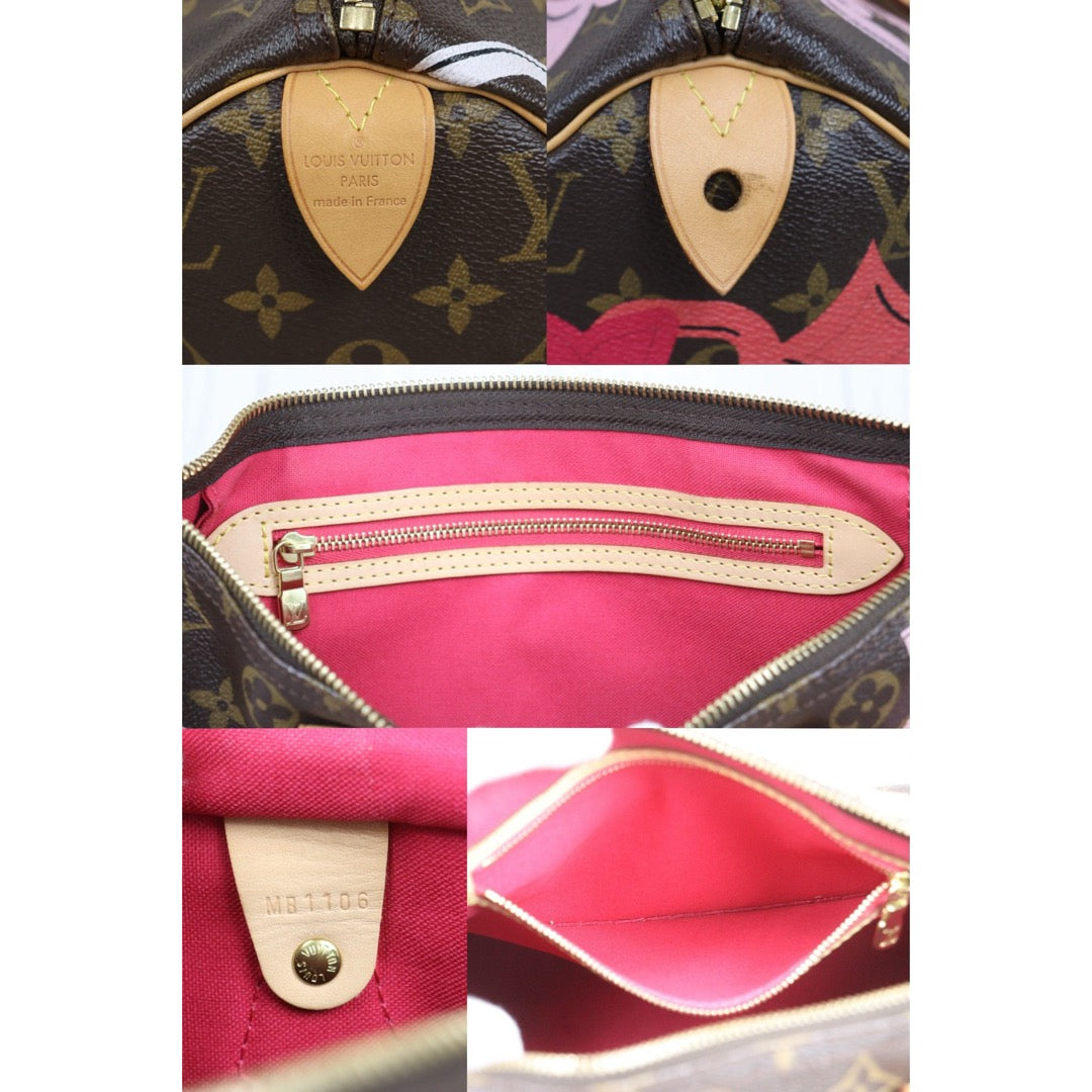 Good ( Rank AB) ｜ LV Monogram Graffiti Speedy 30 Hand Bag Show Limited edition｜P25082709