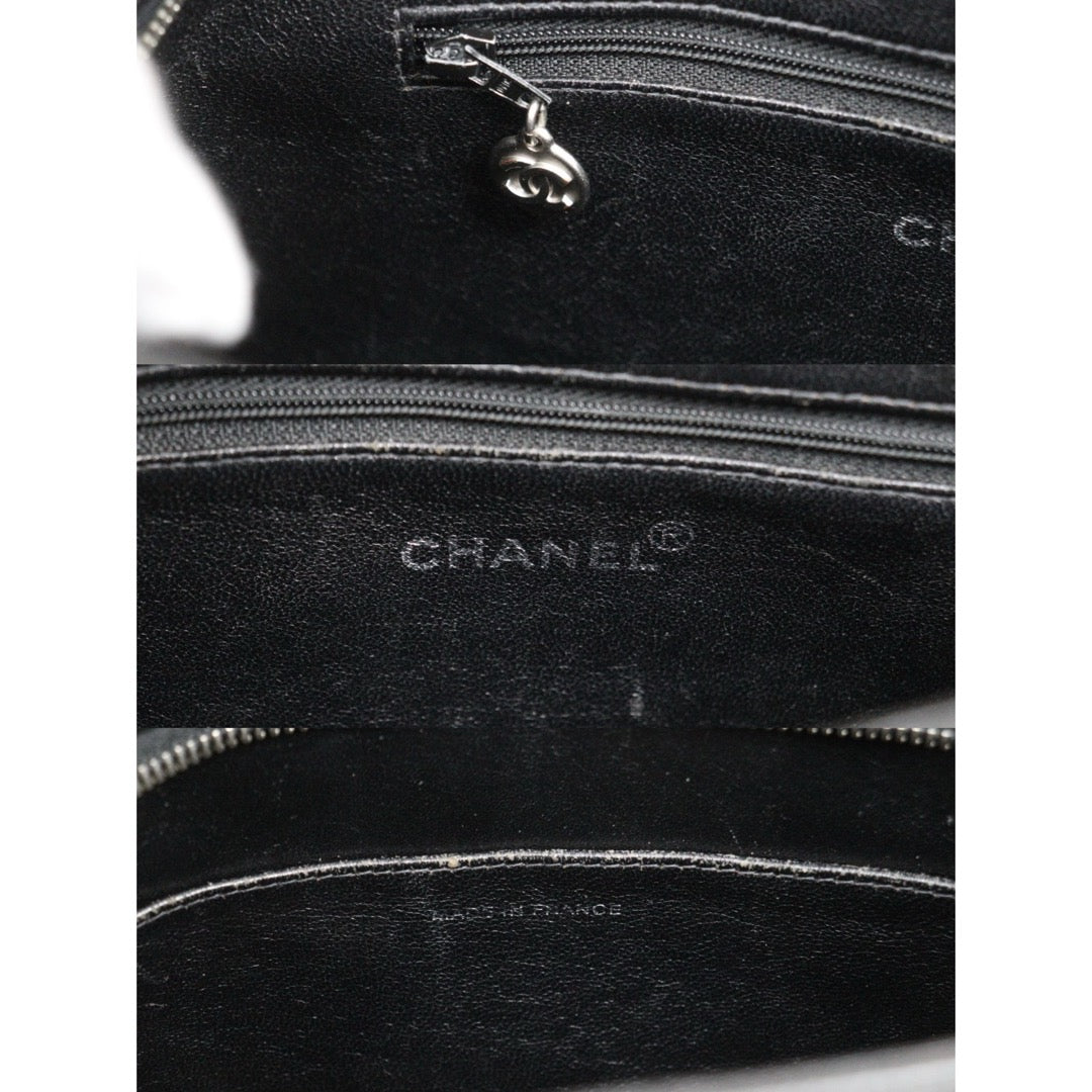 Include Entrupy Certificate of Authenticity｜Good ( Rank AB)｜ CHANEL Caviar Skin Calf Leather Tote Bag Black Made In 1997～1999Year｜26022402