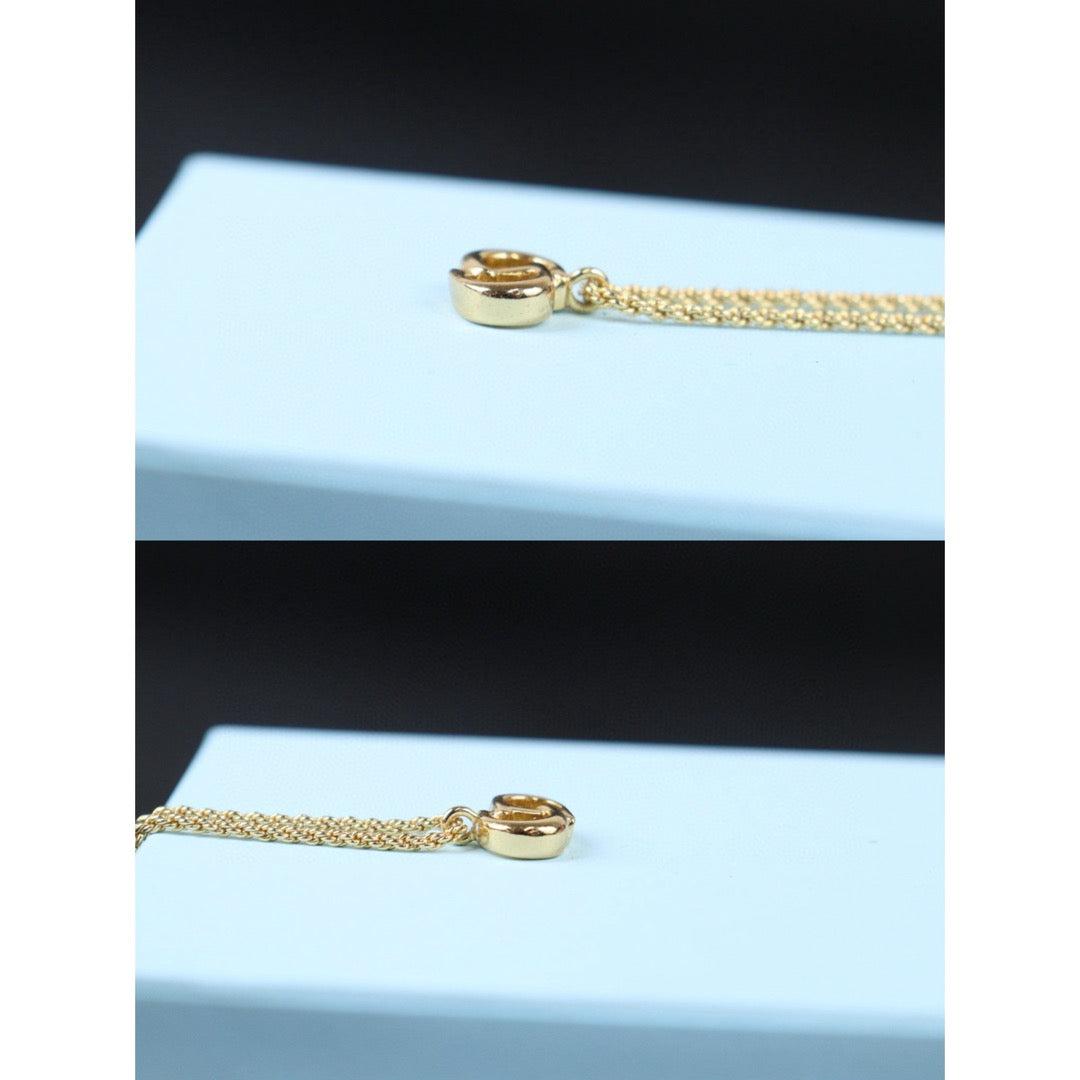 Very Good ( Rank A) ｜ Dior Earring Necklace Set Gold｜24082213