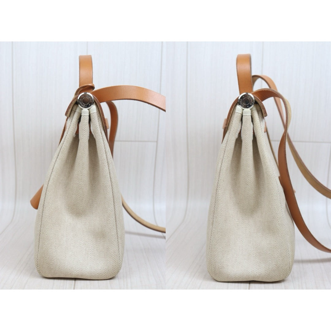 Include Entrupy Certificate of Authenticity｜Good ( Rank AB) ｜ HERMES Herbag PM Shoulder Bag □D Stamp Made In 2000Year｜26062918