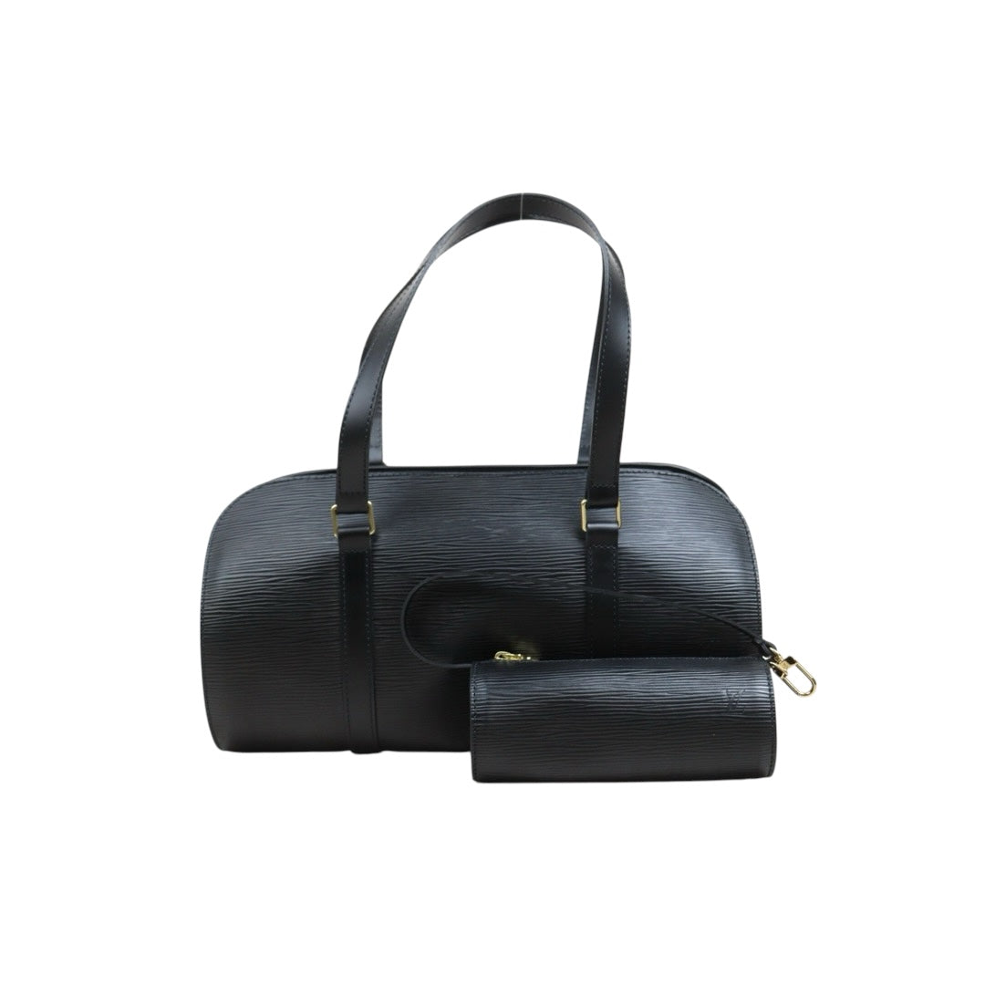Include Entrupy Certificate of Authenticity｜Very Good ( Rank A)｜ Louis Vuitton Epi Soufflot Handbag Black｜26042814