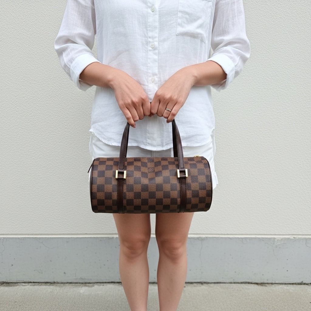 Include Entrupy Certificate of Authenticity｜Very Good ( Rank A)｜ Louis Vuitton Damier Papillon 26 Handbag ｜26042101