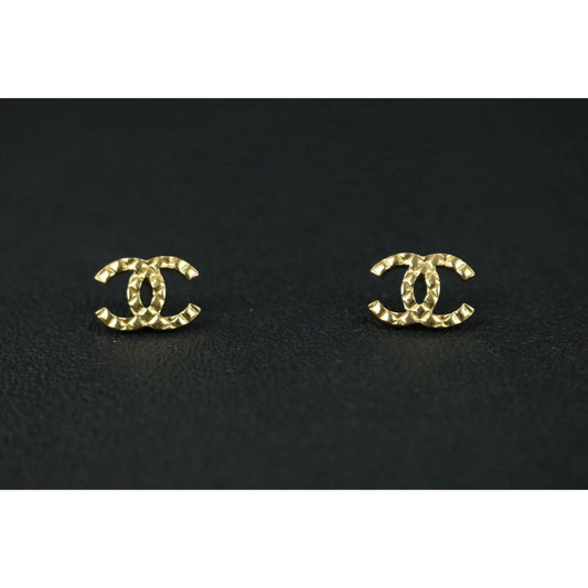 Include Authentic Detective Certificate of Authenticity｜Very Good ( Rank A) ｜CHANEL F24P COCO Mark Argyle Earrings Made In 2024 Year｜S26062506