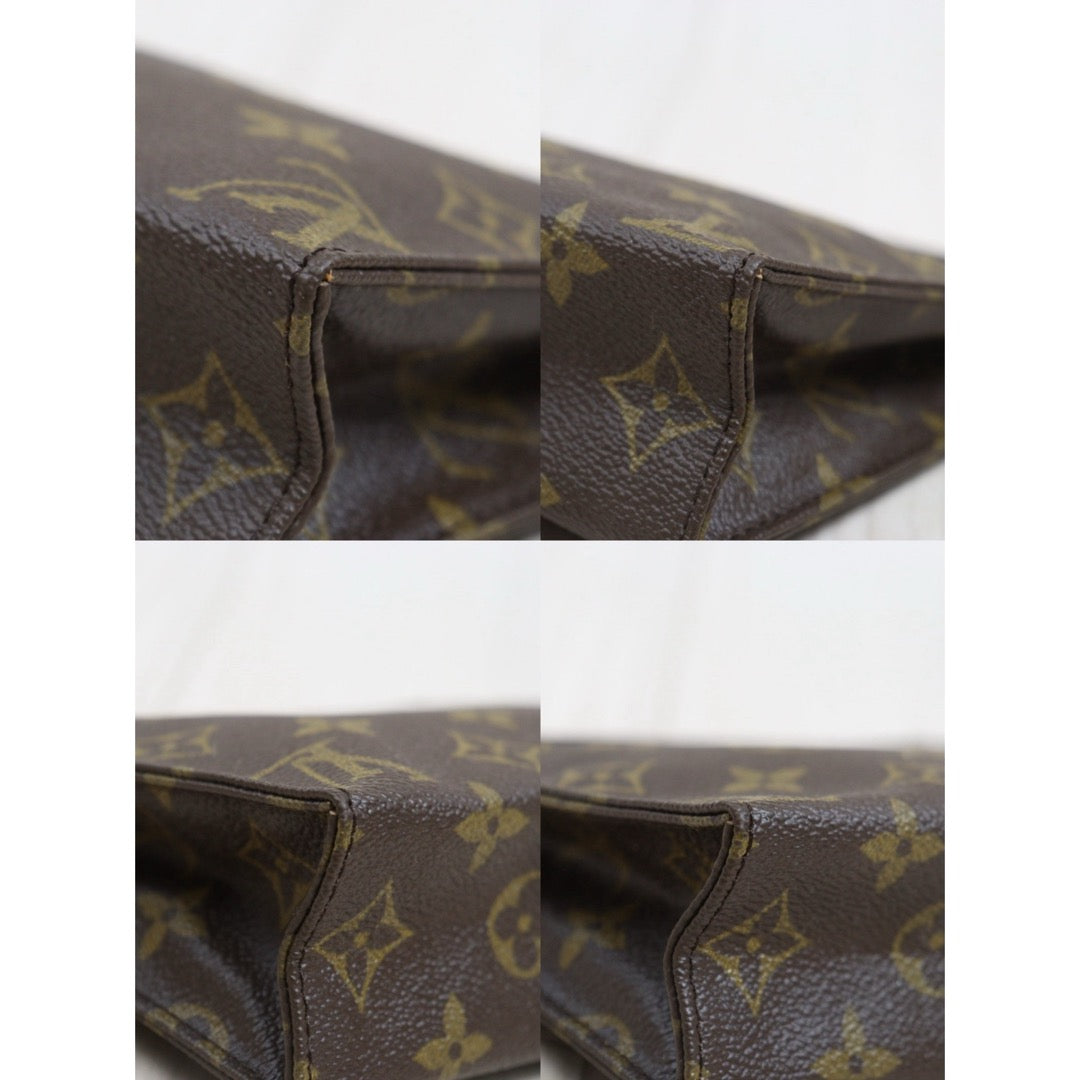 Include Entrupy Certificate of Authenticity｜Very Good ( Rank A) ｜Louis Vuitton Monogram Pochette Toilette 19｜26101401