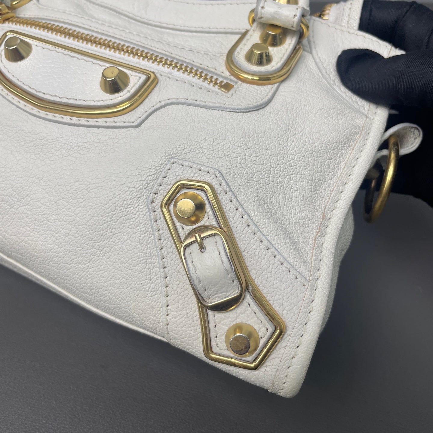 Balenciaga Calf Leather  Le City  Shoulder Bag