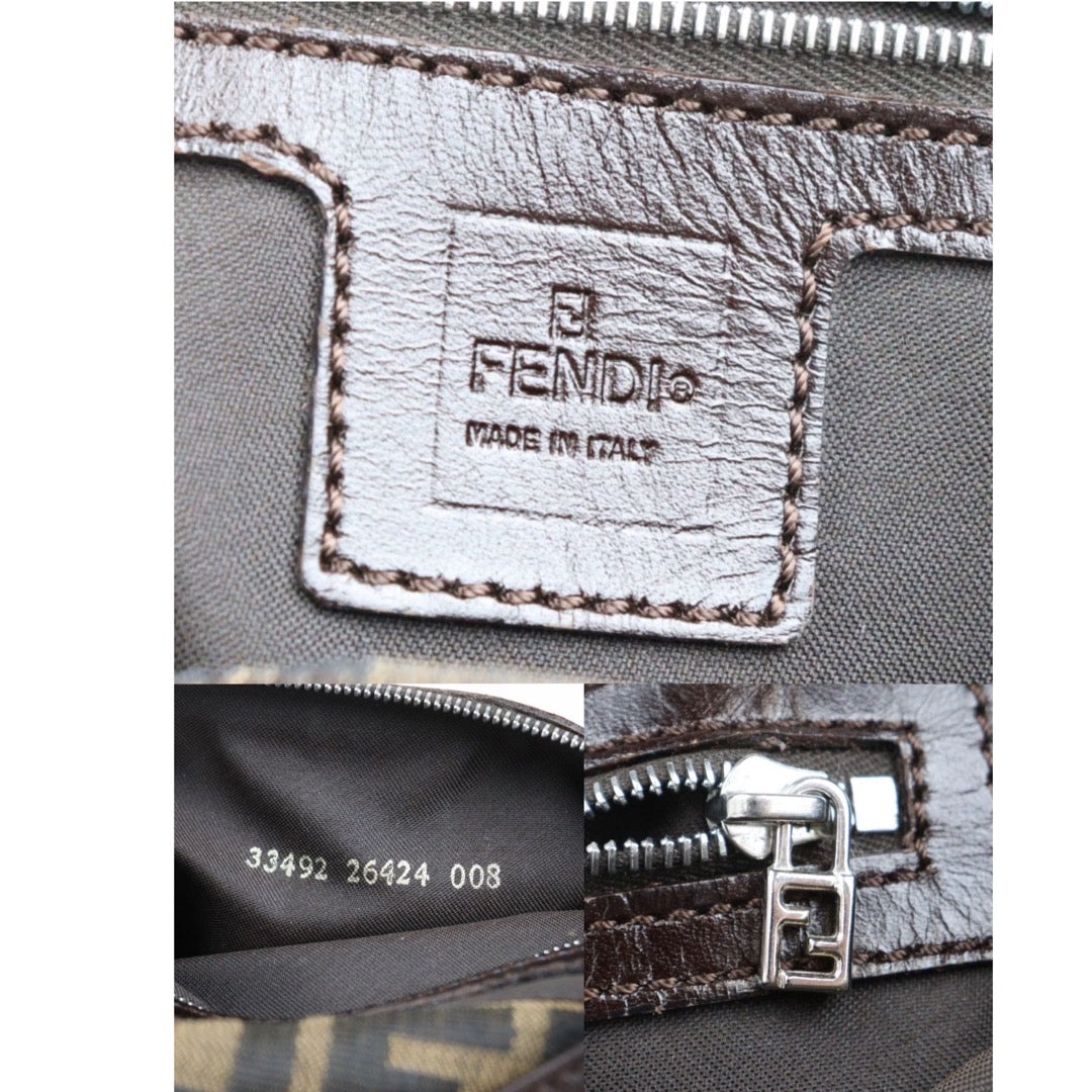 Rank AB｜ FENDI Zucca Mamma Baguette Shoulder Bag ｜23110801