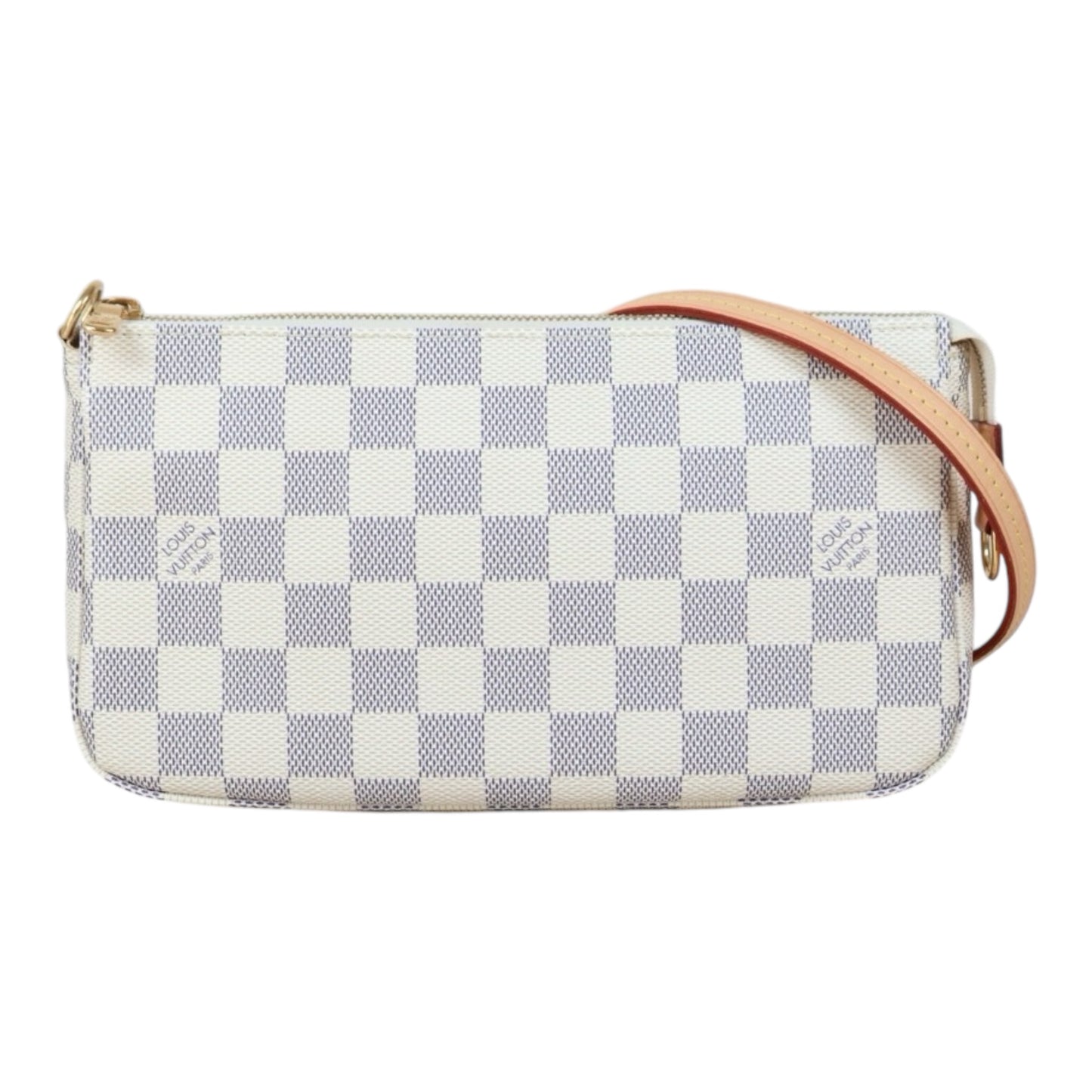 Excellent（Rank SA）｜ LV Damier Azur Pochette Accessoires White IC Chips Model｜S24091404