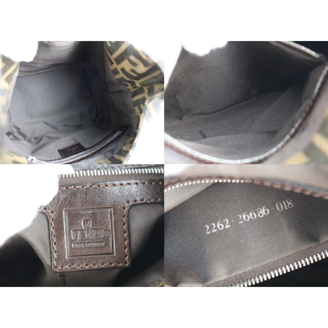 Good ( Rank AB)｜ FENDI Zucca Potato Case Shoulder Bag ｜S25111305