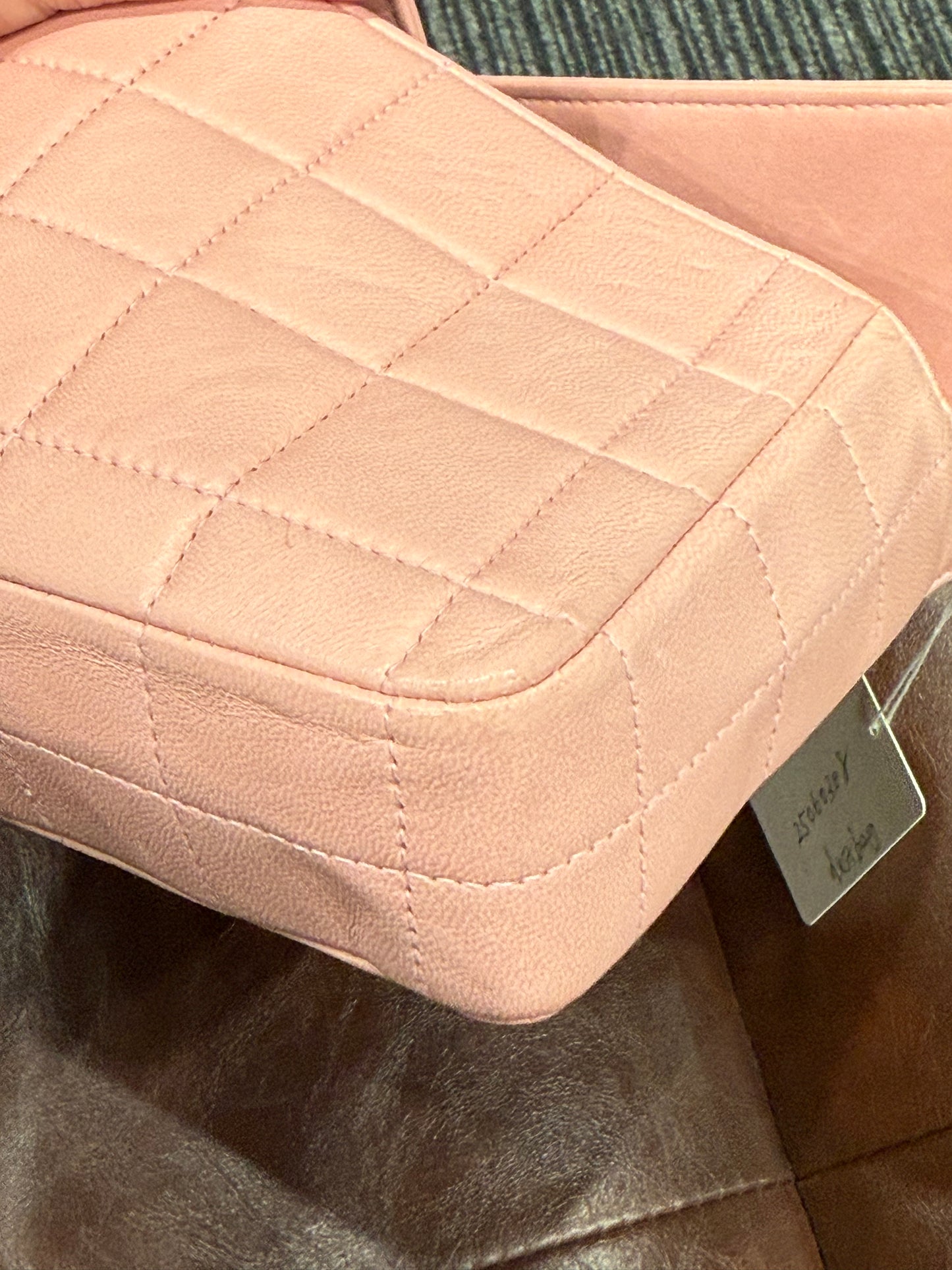 First installment 1/3｜Good ( Rank AB)｜ CHANEL  Lambskin Shoulder Bag Pink ｜25060308