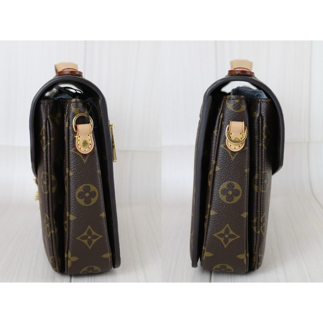 Include Entrupy Certificate of Authenticity｜Very Good ( Rank A)｜LV Monogram Pichette Metis ShoulderBag  IC Chips Model｜S26072001