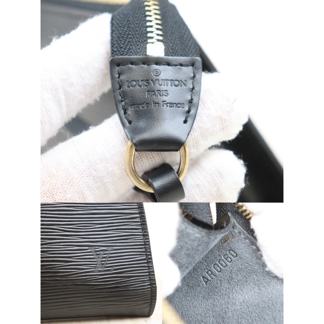 Very Good ( Rank A) ｜LV Epi Pochette Accessoires Handbag Black｜25061212