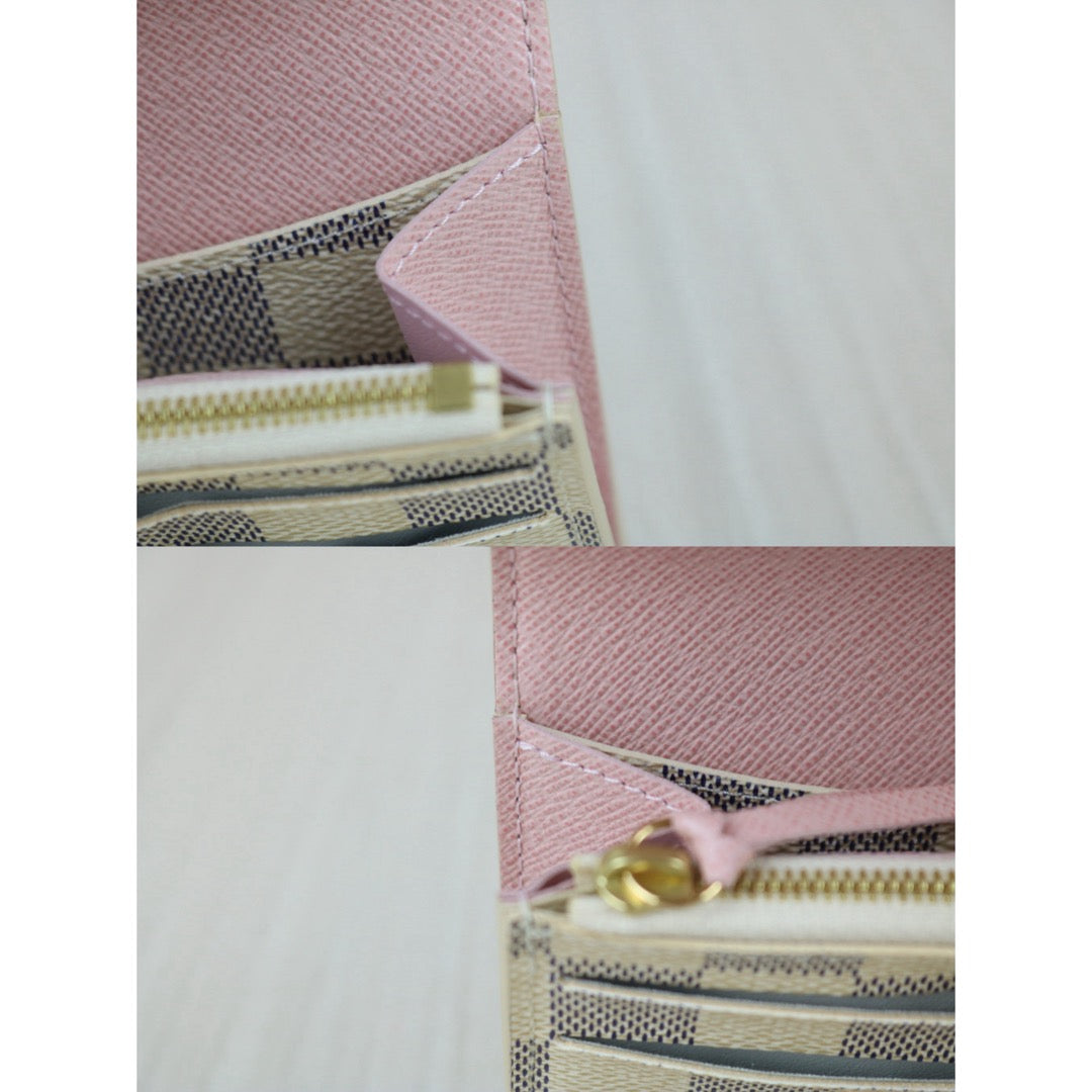 Include Entrupy Certificate of Authenticity｜Excellent（Rank SA）｜Full Set  Louis Vuitton Damier Azur  Emilie Wallet  ｜X26051712