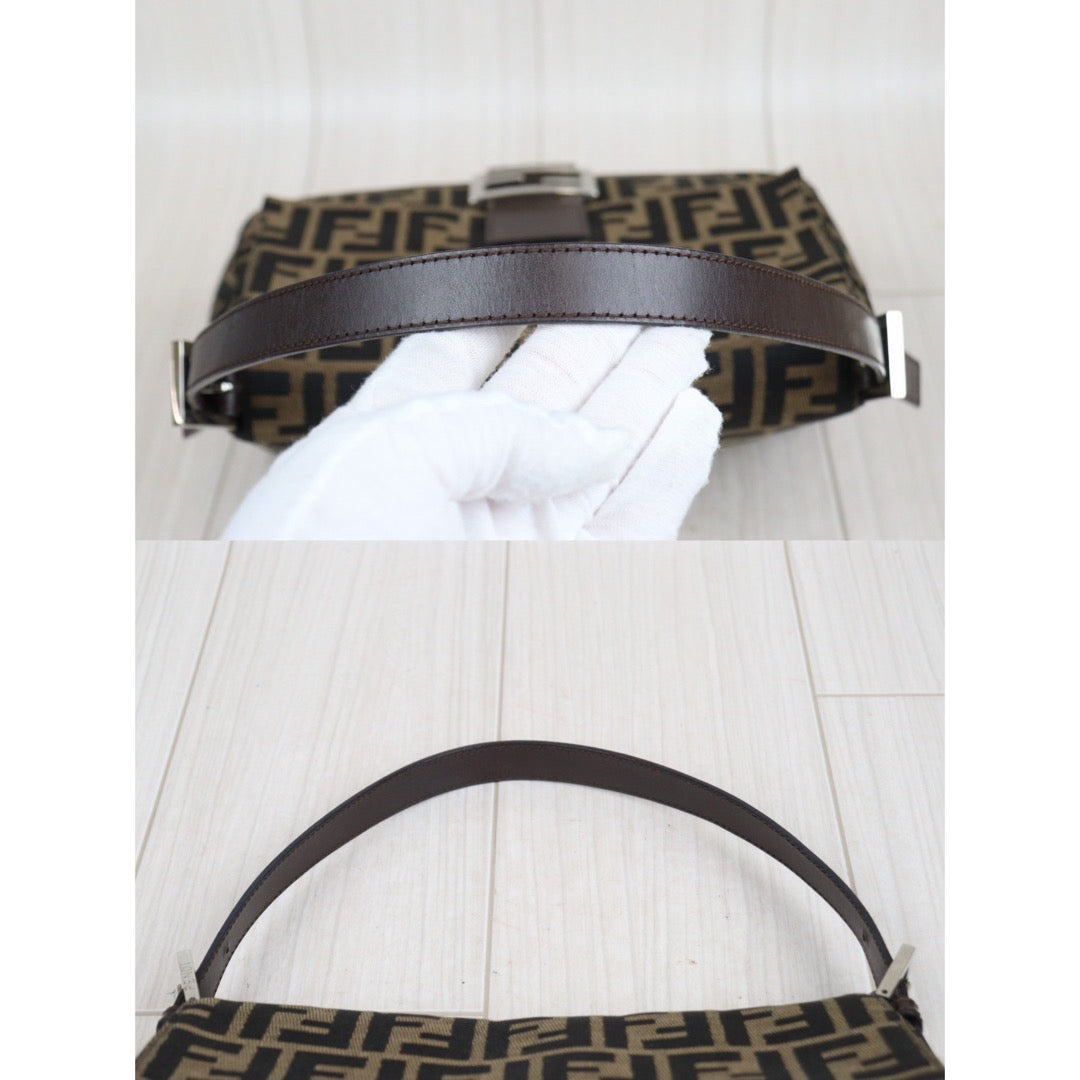 Rank AB｜ FENDI Zucca Mamma Baguette Shoulder Bag ｜23113002