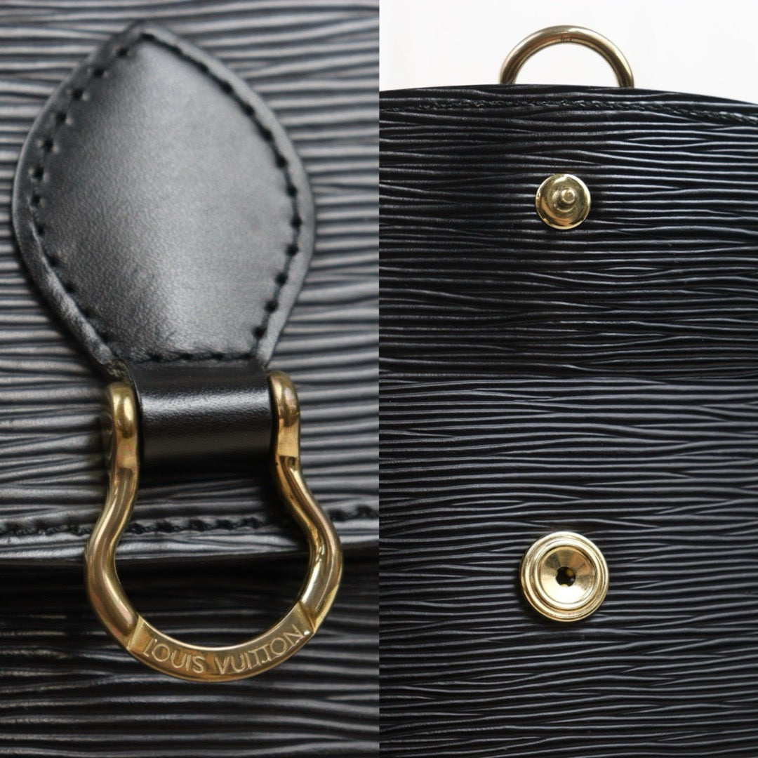 Very Good ( Rank A)｜LV Epi Saint-Cloud PM Shoulder Bag Black｜25070802