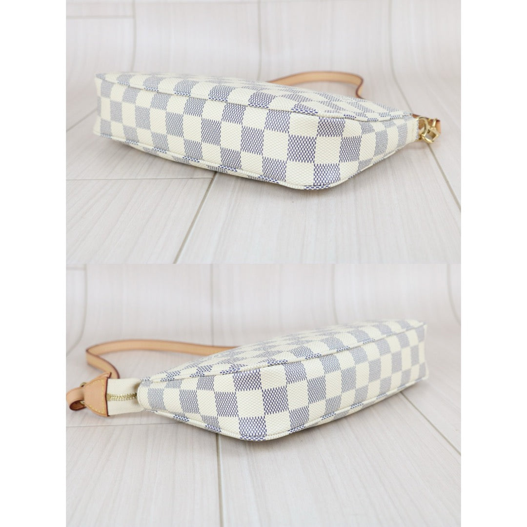 Excellent（Rank SA）｜LV Damier Azur Pochette Accessoires Current Model ｜X25062319