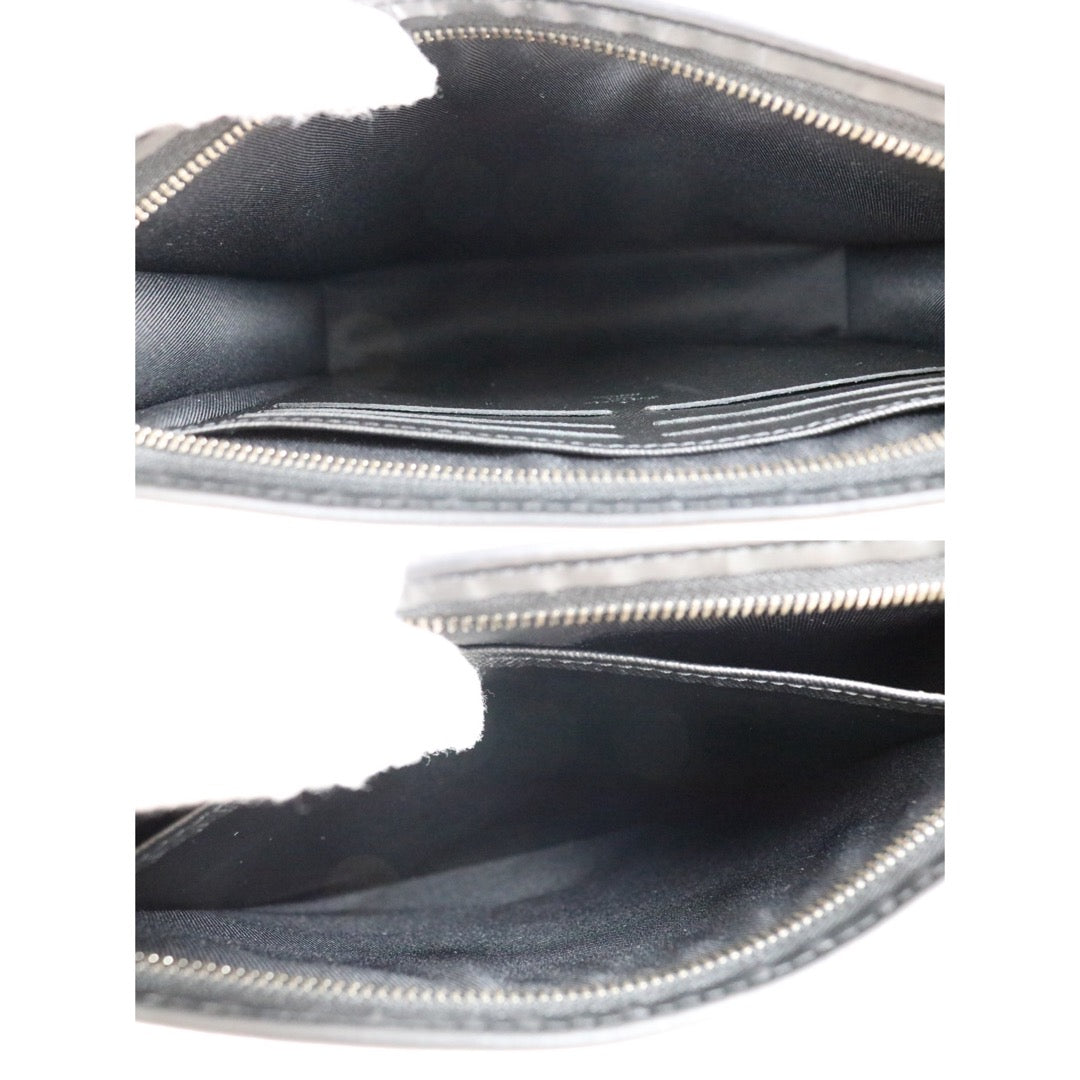 Include Entrupy Certificate of Authenticity｜Good ( Rank AB)｜Louis Vuitton Pochette Voyage MM  Pouch Black  IC Chips Model｜Z26091608