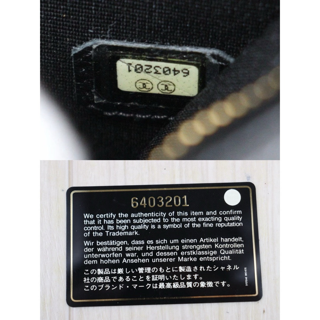 Very Good ( Rank A) ｜ CHANEL Caviar Skin Leather Calf Leather Tote Bag Black Made In 2000～2002 Year｜24122615