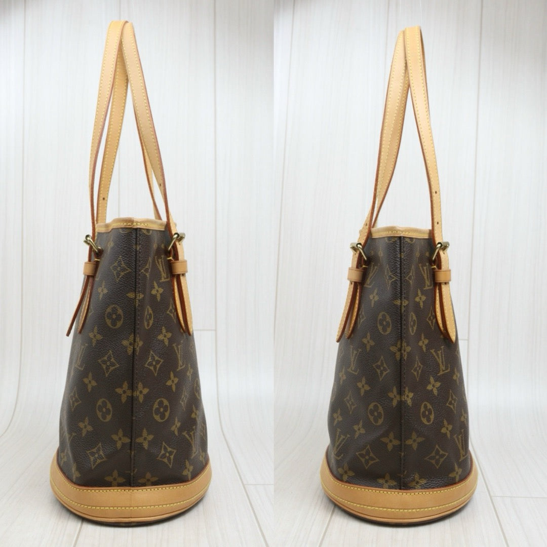 Include Entrupy Certificate of Authenticity｜Very Good ( Rank A) ｜ Louis Vuitton  Monogram Petit Bucket PM Tote Bag ｜26102103