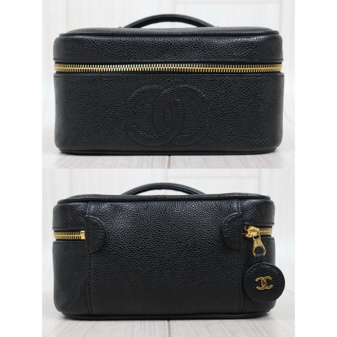 Very Good ( Rank A) ｜ CHANEL Caviar Skin Vanity Handbag  Made In 1996～1997Year ｜25111201