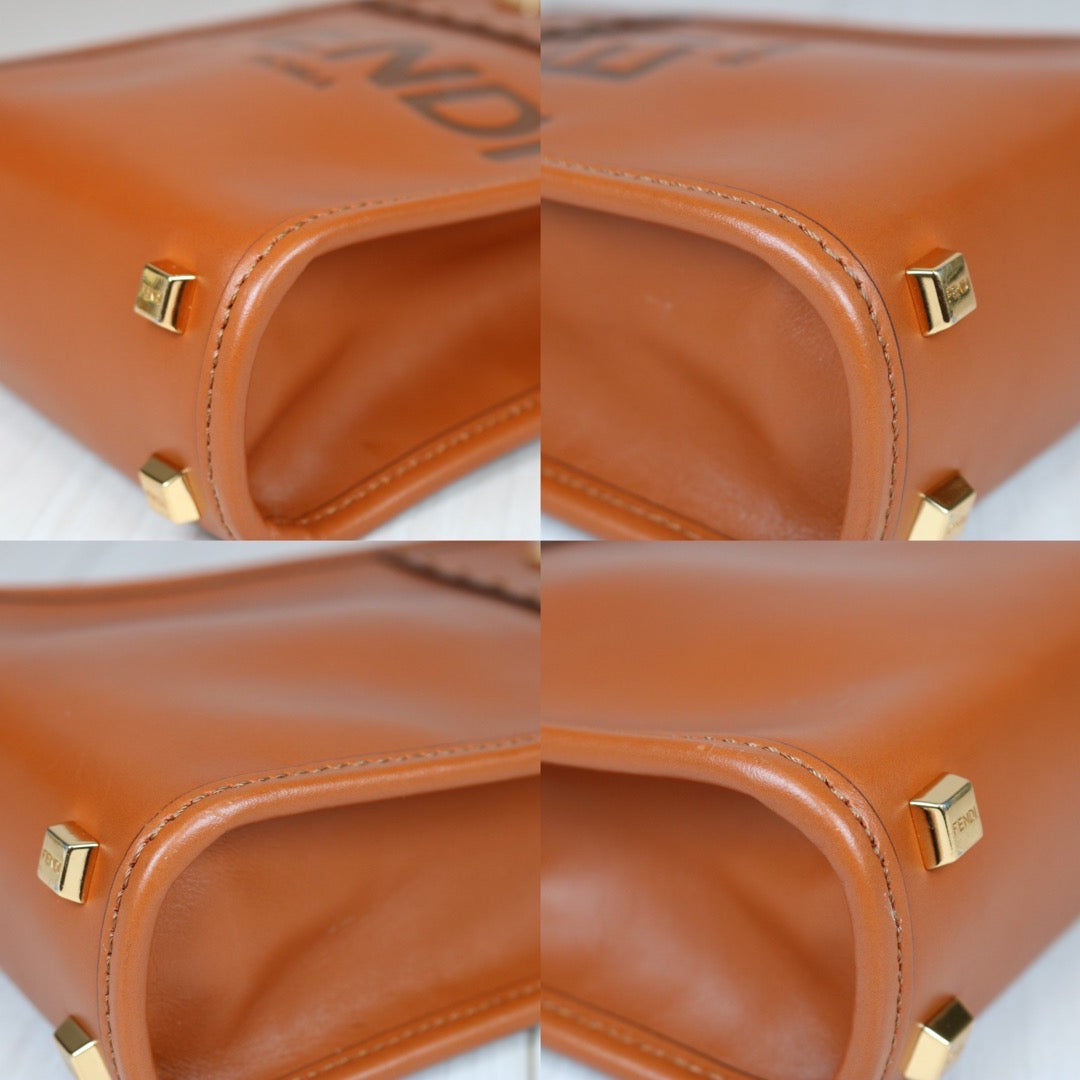 Very Good ( Rank A)｜ FENDI Sunshine MINI Tote Bag Shoulder Bag  ｜S24071503