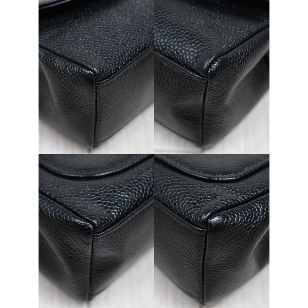 Include Entrupy Certificate of Authenticity｜Very Good ( Rank A) ｜ CHANEL Caviar Skin Cosme Pouch  Made In 2006～2008Year ｜26040207