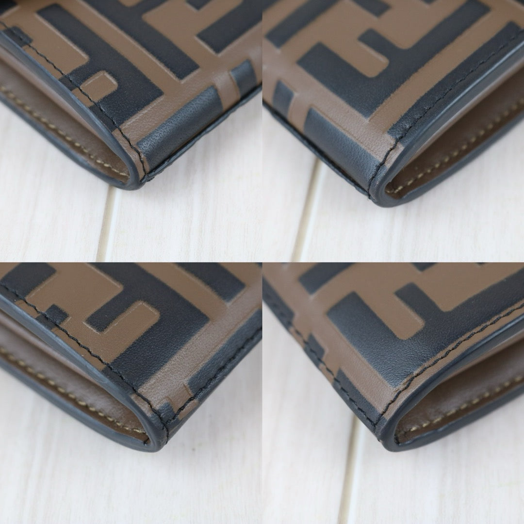 Include Entrupy Certificate of Authenticity｜Very Good ( Rank A)｜ FENDI Mamma Calf Leather Chain Bag  Gold Hardware ｜X26070606