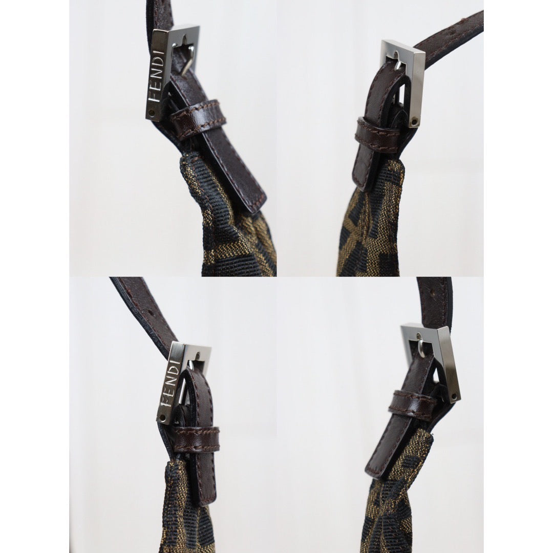 Rank A｜ FENDI Zucca Mamma Shoulder Bag ｜23113001