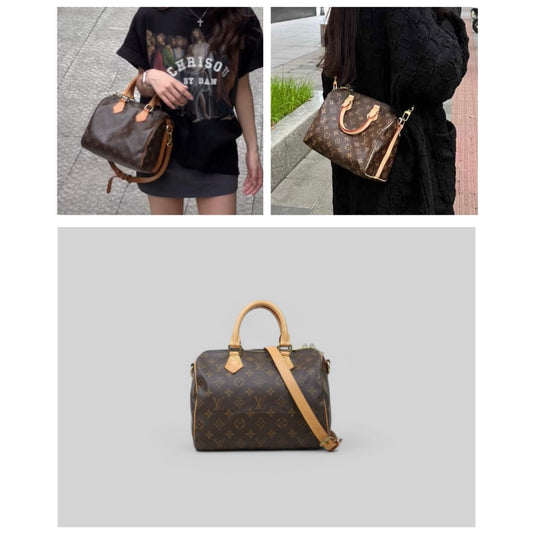 Good ( Rank AB) ｜ LV Monogram Speedy 25 Hand Bag With Shoulder Strap｜S25033007