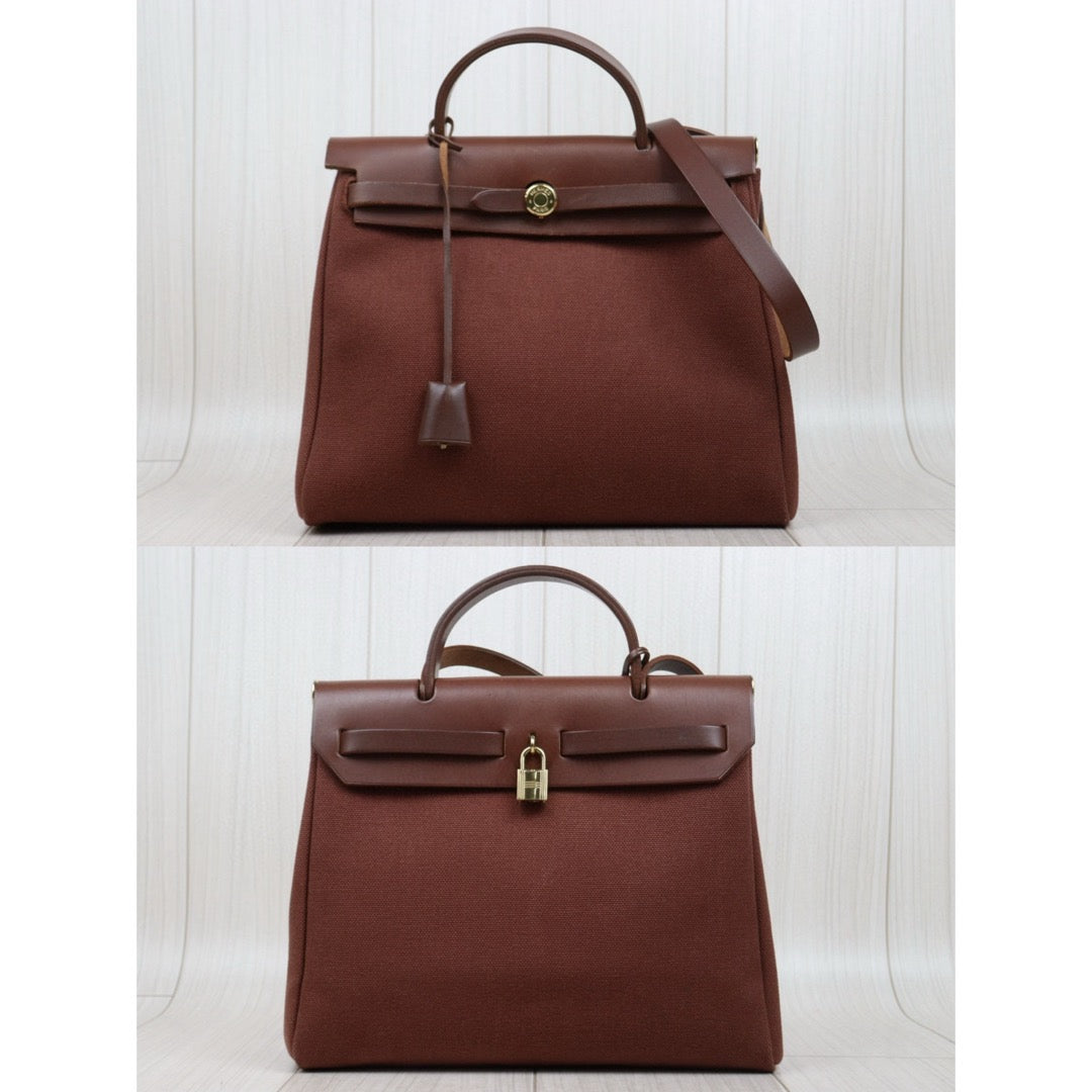 Good ( Rank AB)｜ HERMES Herbag PM □E Shoulder Bag  Made In 2001 Year｜25052202