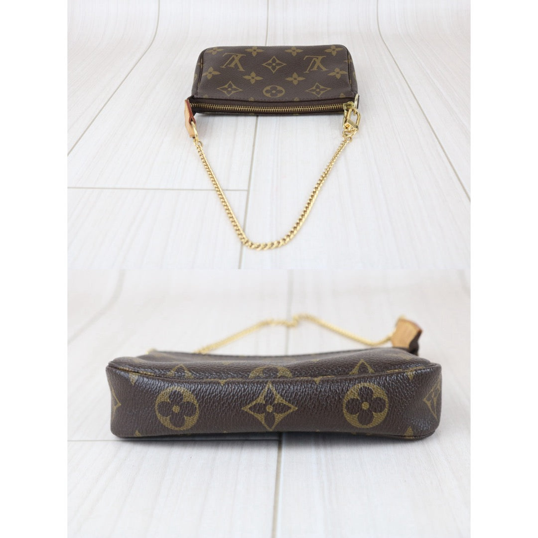 Include Entrupy Certificate of Authenticity｜Very Good ( Rank A) ｜ Louis Vuitton Monogram Mini Pochette Accessoire｜X26051711