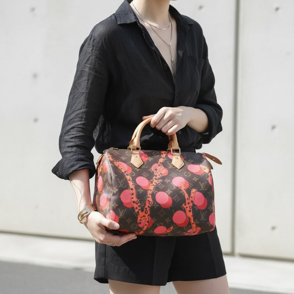 Include Entrupy Certificate of Authenticity｜Good ( Rank AB) ｜ Louis Vuitton  Monogram Graffiti Speedy 30 Hand Bag Shoulder Bag  Limited edition｜S26060503