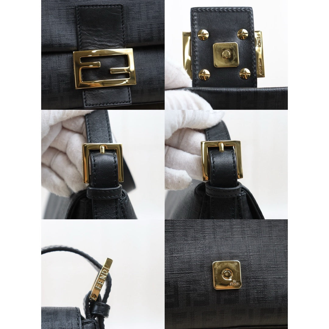 Very Good ( Rank A)｜ FENDI Zucca Mamma Baguette Shoulder Bag  Gold Hardware｜25061915