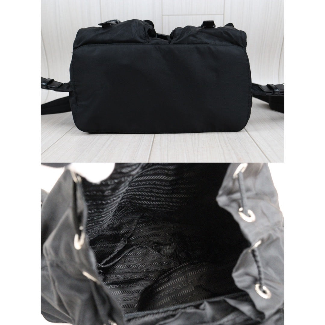 Rank A｜Prada Nylon Backpack Medium Black｜23121204