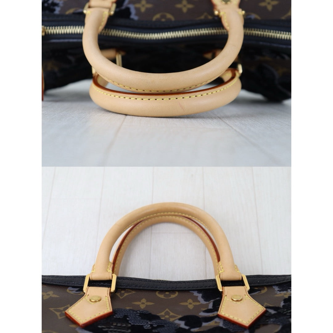 Include Entrupy Certificate of Authenticity｜Very Good ( Rank A)｜ Louis Vuitton Monogram Fleur De Jals 2010  speedy30 Limited Edition Hand Bag ｜S26062207
